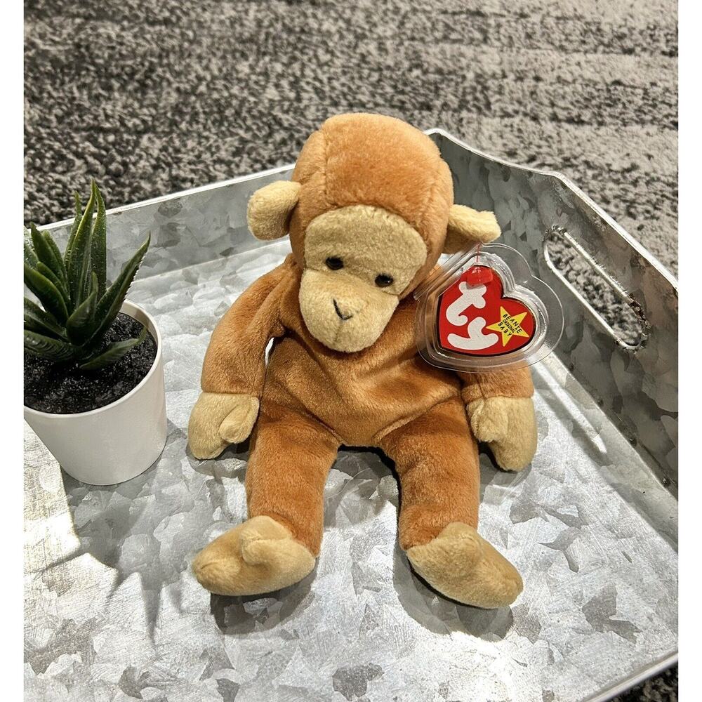 Ty Beanie Baby *BONGO*‎ The Monkey Vintage 1995 Brown Monkey